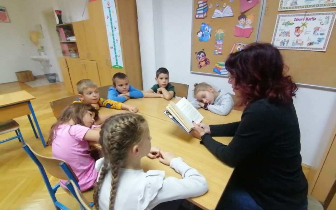 Mjesec hrvatske knjige u 1. razredu PŠ Punitovci
